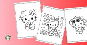 hello kitty coloring pages​