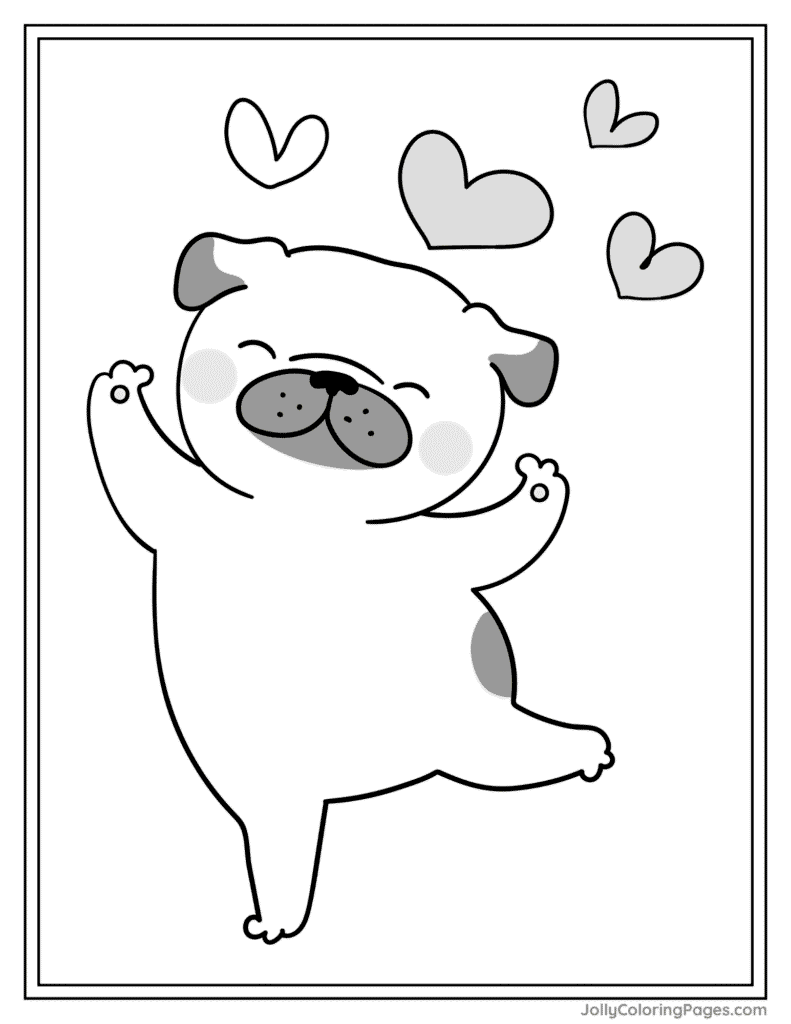 Cute Valentine Dog