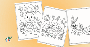 Free Bunny Coloring pages for kids