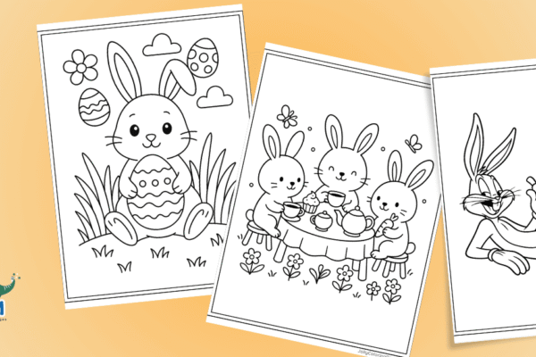 Free Bunny Coloring pages for kids